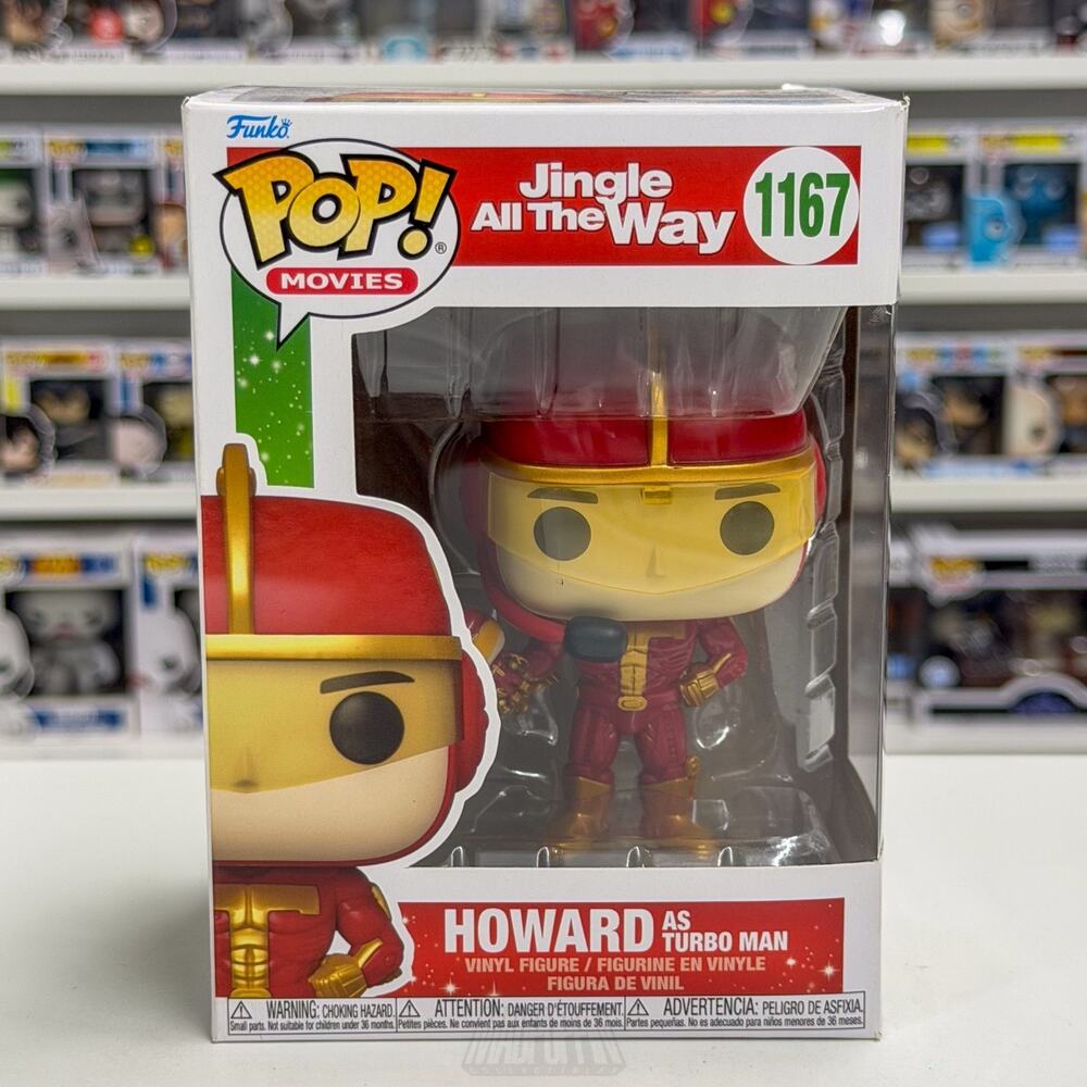 Funko Pop Movies Jingle All the Way Howard as Turbo Man 1167 Toy Vinyl Figure
